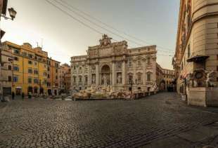 roma durante il lockdown foto moreno maggi 2