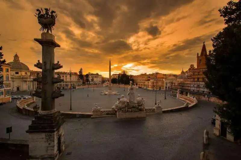 roma durante il lockdown   foto moreno maggi 7