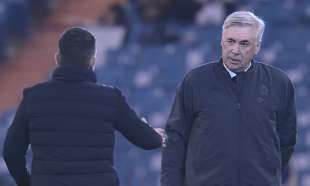 SALUTO RINO GATTUSO CARLO ANCELOTTI