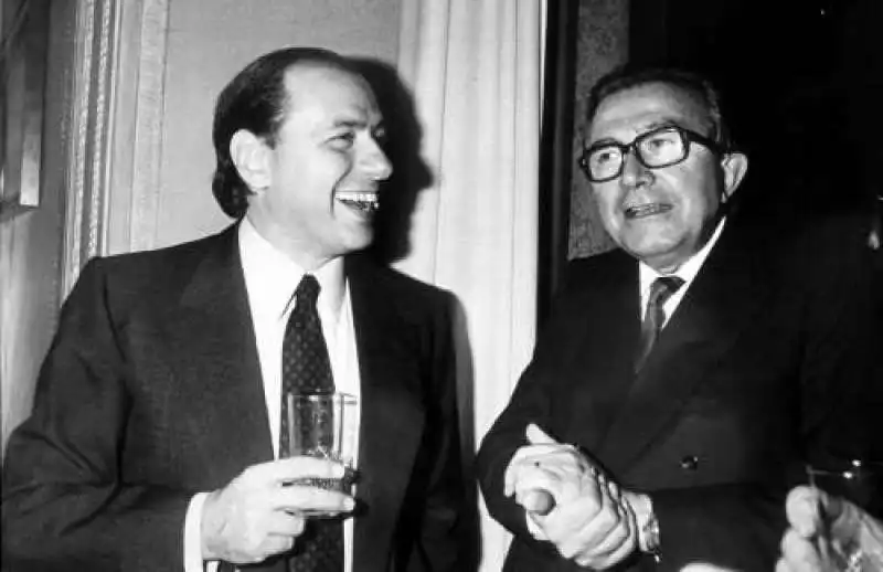 silvio berlusconi giulio andreotti primi anni 80