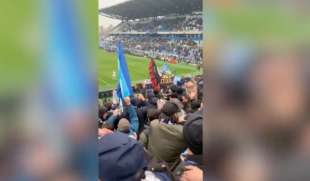 tifosi della lazio al mapei stadium