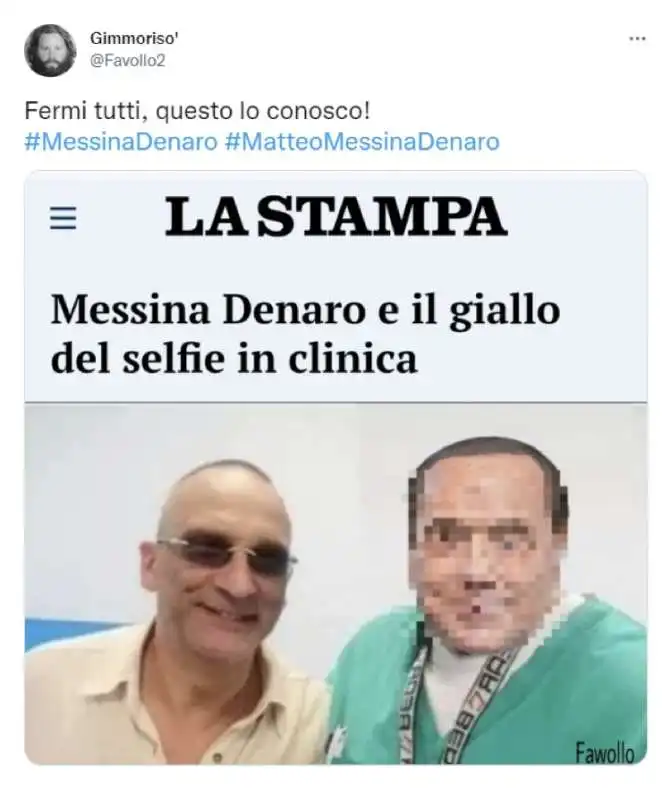 tweet su matteo messina denaro 3