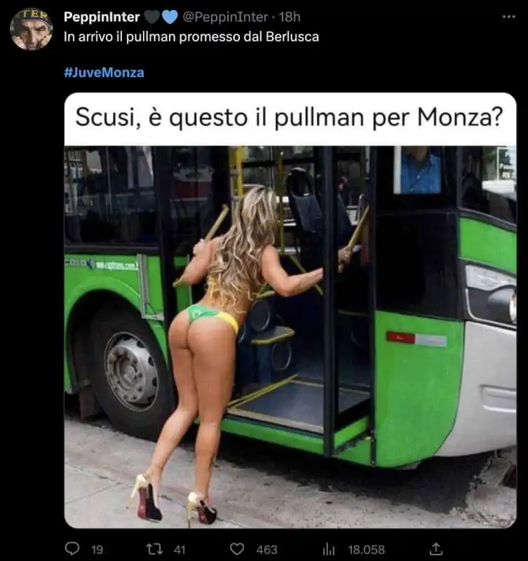 tweet sulla vittoria del monza sulla juventus   6