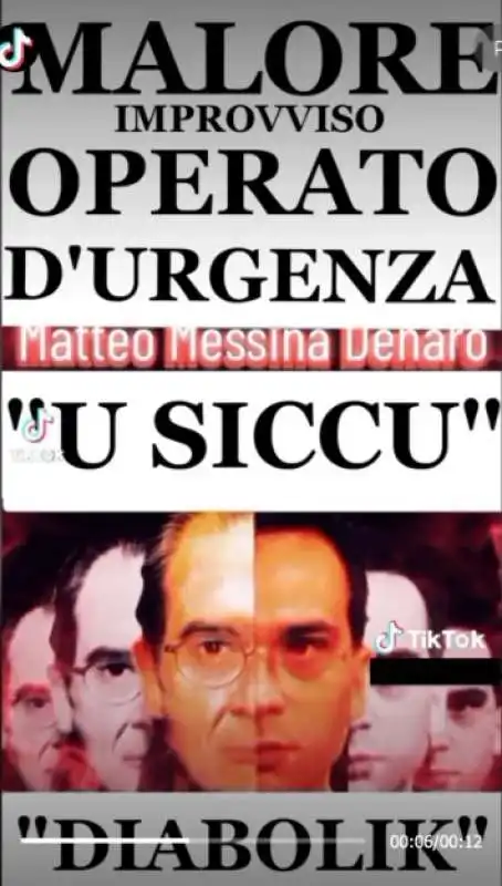 video tiktok su matteo messina denaro 4