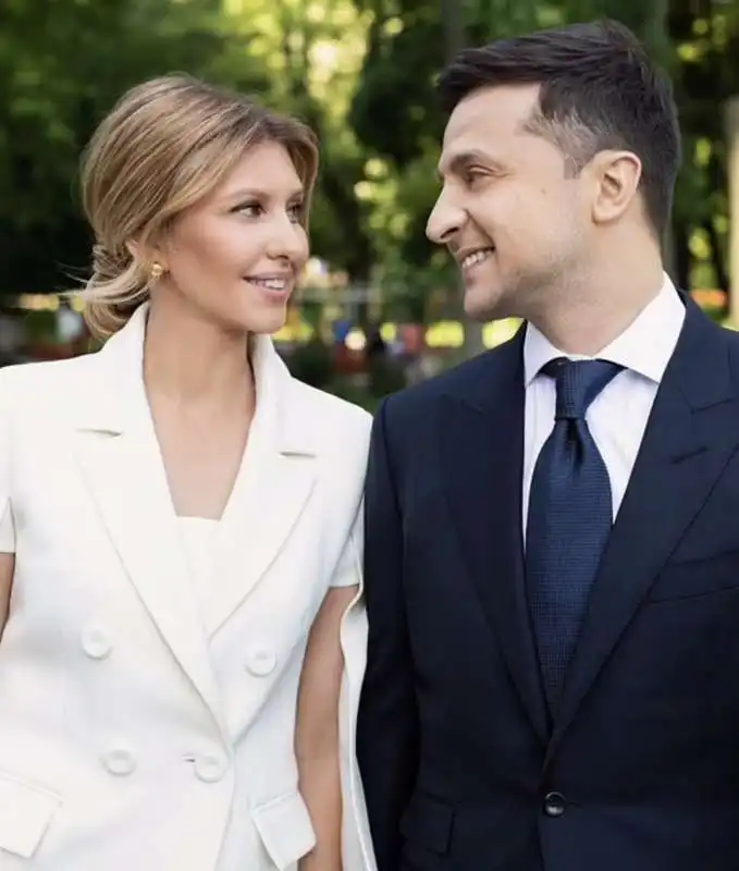 ZELENSKY E ZELENSKA
