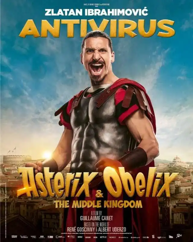 ZLATAN IBRAHIMOVIC ASTERIX E OBELIX