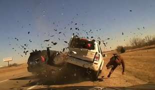 agente travolto durante un controllo stradale in oklahoma 1