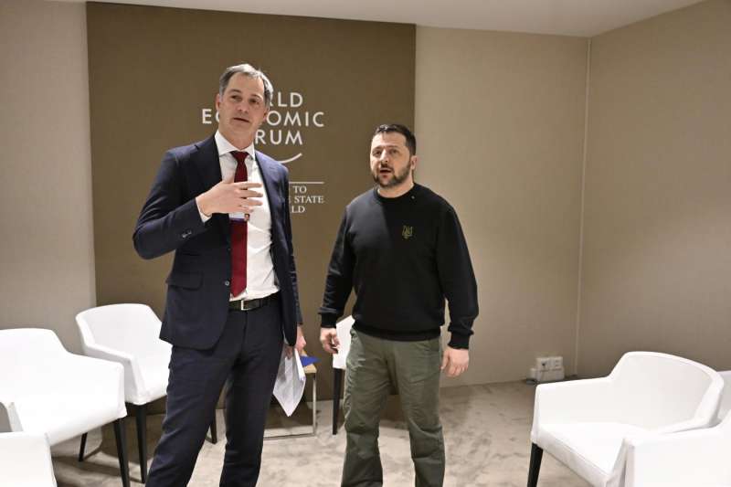 alexander de croo zelensky a davos