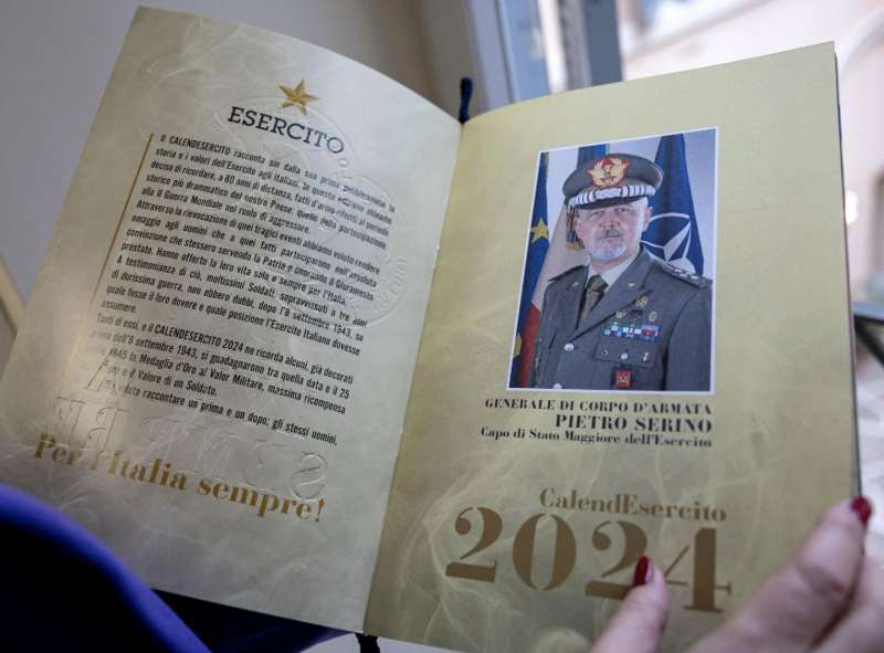 CALENDARIO ESERCITO 2024 - PIETRO SERINO