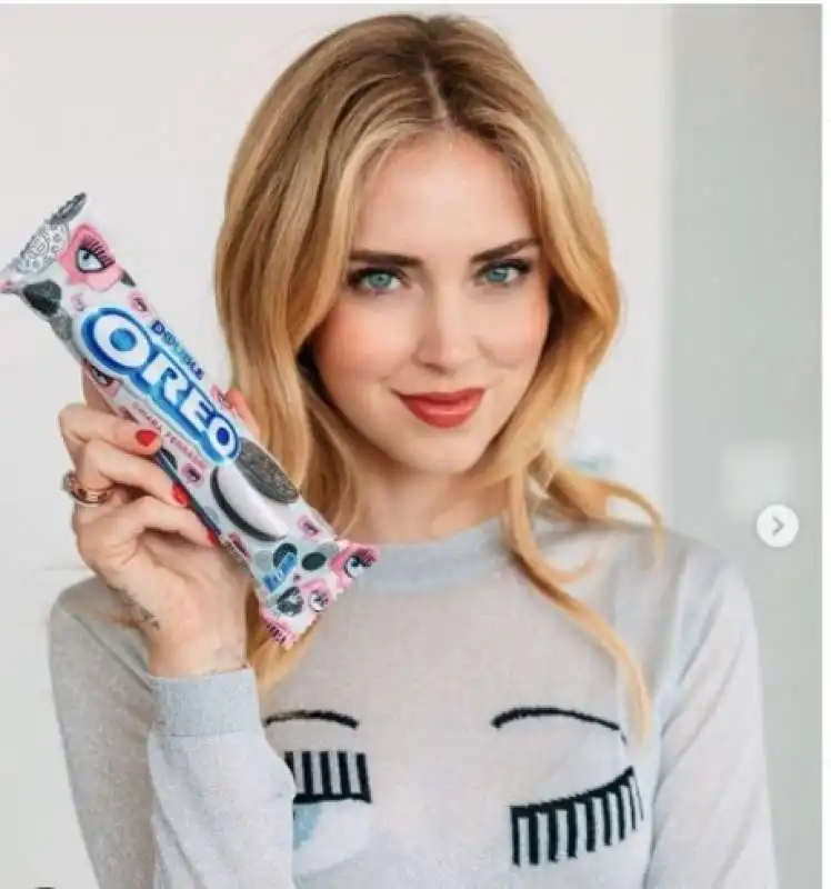 chiara ferragni e i biscotti oreo 4