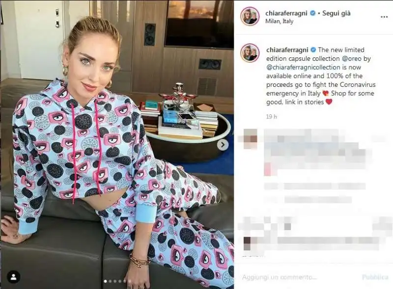 chiara ferragni e i biscotti oreo 5