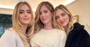 chiara ferragni e le sorelle valentina e francesca