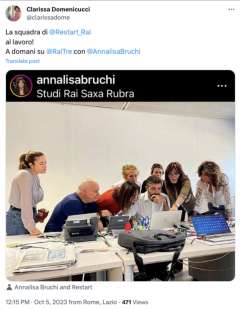 CLARISSA DOMENICUCCI NELLA SQUADRA DI ANNALISA BRUCHI