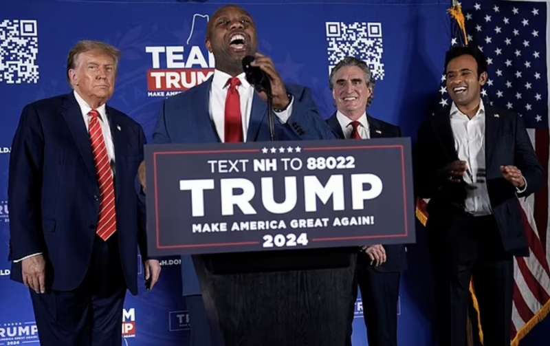 donald trump tim scott doug burgum vivek ramswamy