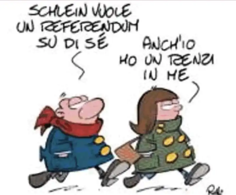 elly schlein europee   vignetta by rolli per il giornalone la stampa