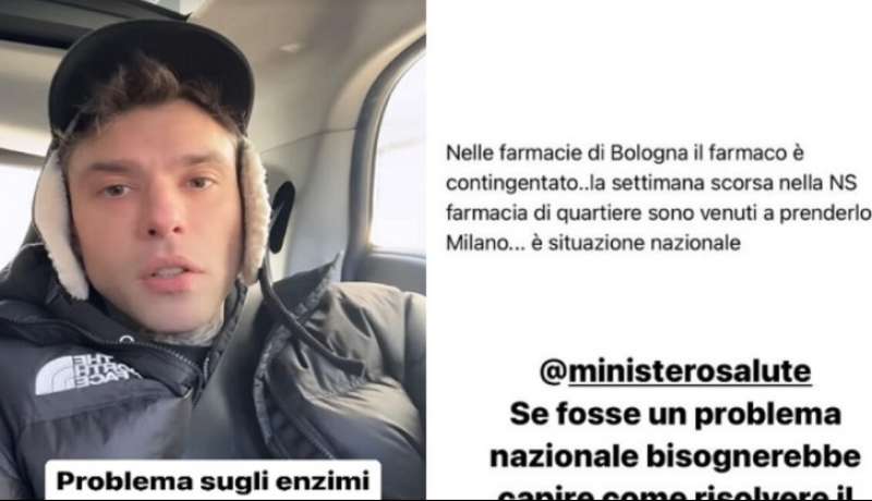 fedez e il problema sugli enzimi pancreatici 1