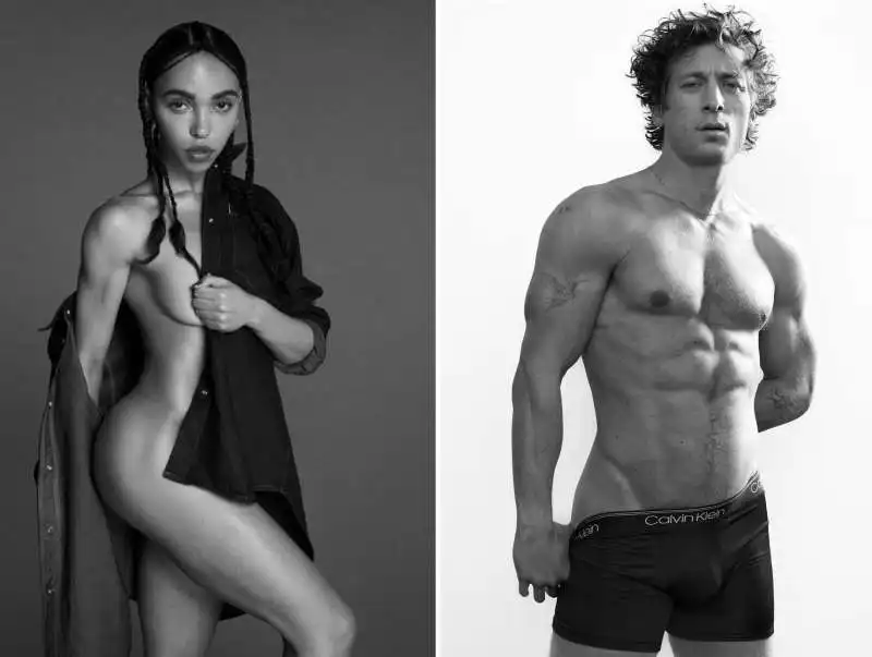 fka twigs censurata foto nuda calvin klein jeremy allen white mutande