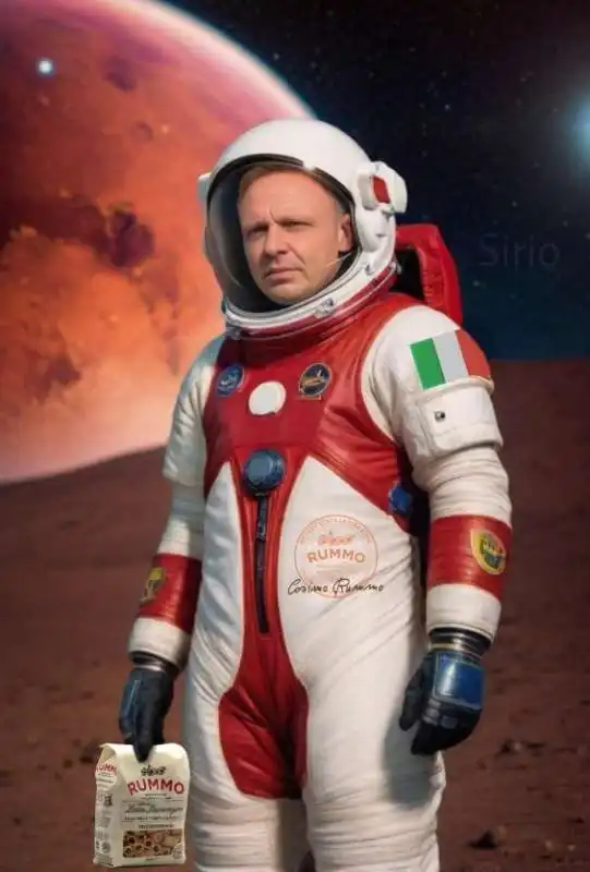 francesco lollobrigida porta la pasta italiana nello spazio   meme by sirio  2