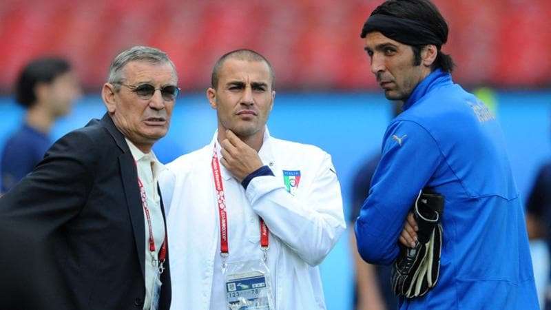 gigi riva fabio cannavaro gigi buffon