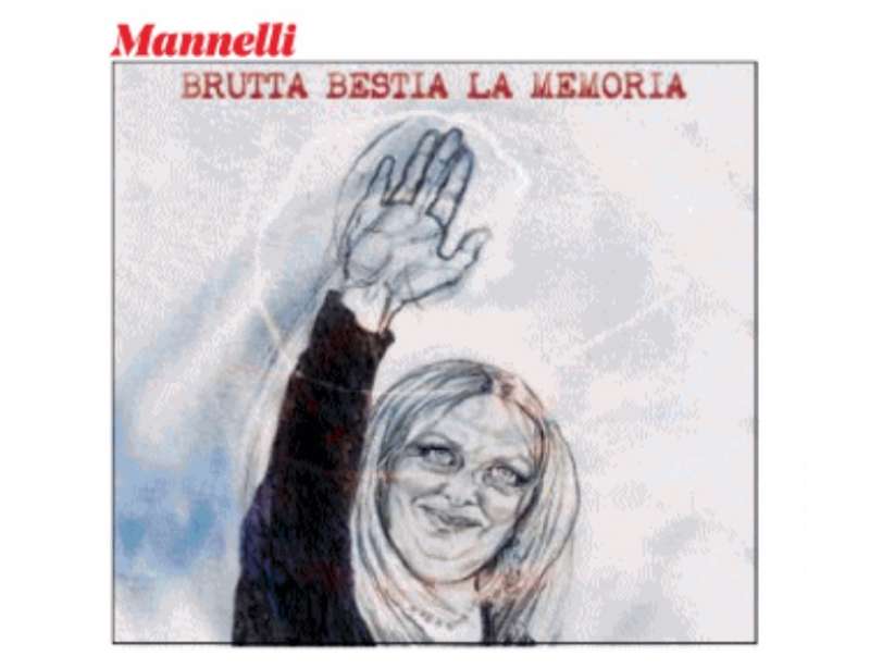 GIORGIA MELONI E LA MEMORIA - VIGNETTA BY MANNELLI