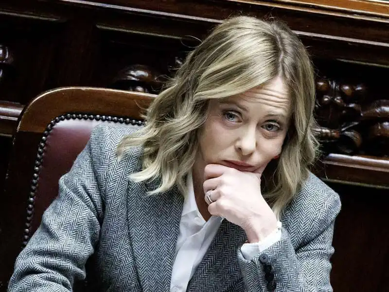 giorgia meloni   question time alla camera 