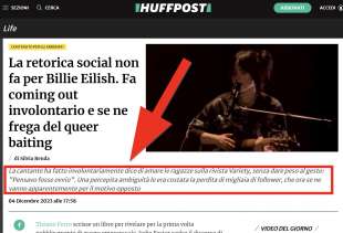 Huffpost, frase senza senso