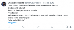 i post di emanuele pozzolo sui social 3