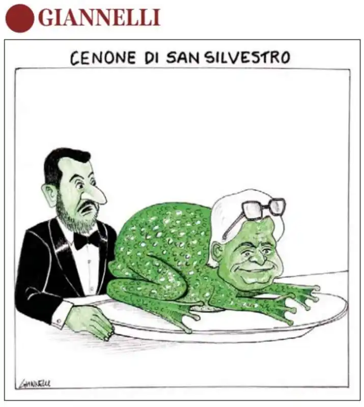 IL CENONE DI SAN SILVESTRO DI SALVINI  - VIGNETTA BY GIANNELLI 