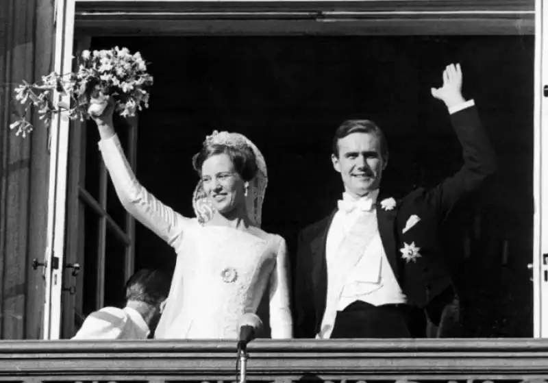 il matrimonio della regina Margrethe II di Danimarca con il principe Henrik

