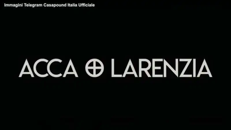 il video di casapound su acca larentia 3