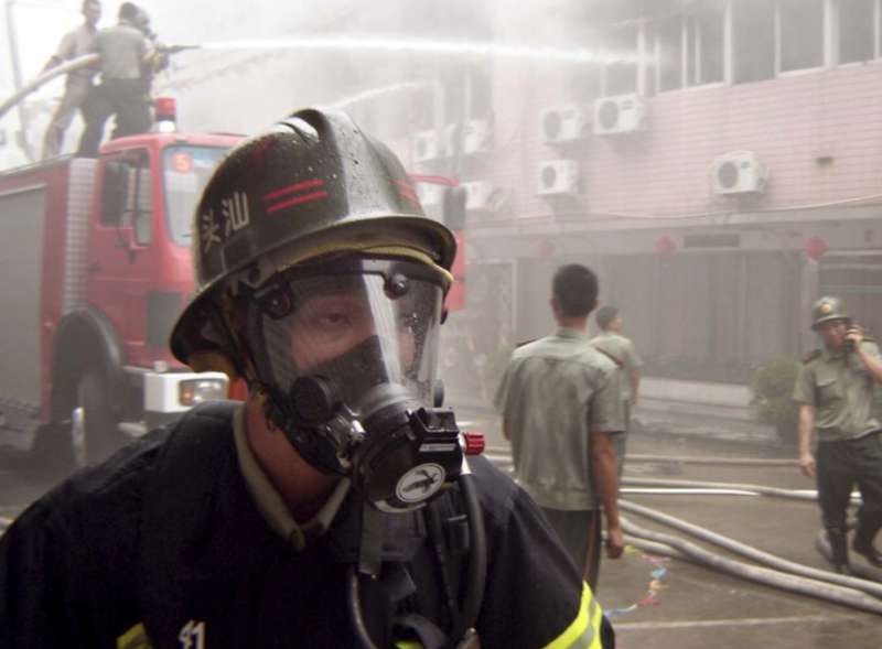 INCENDIO IN CINA