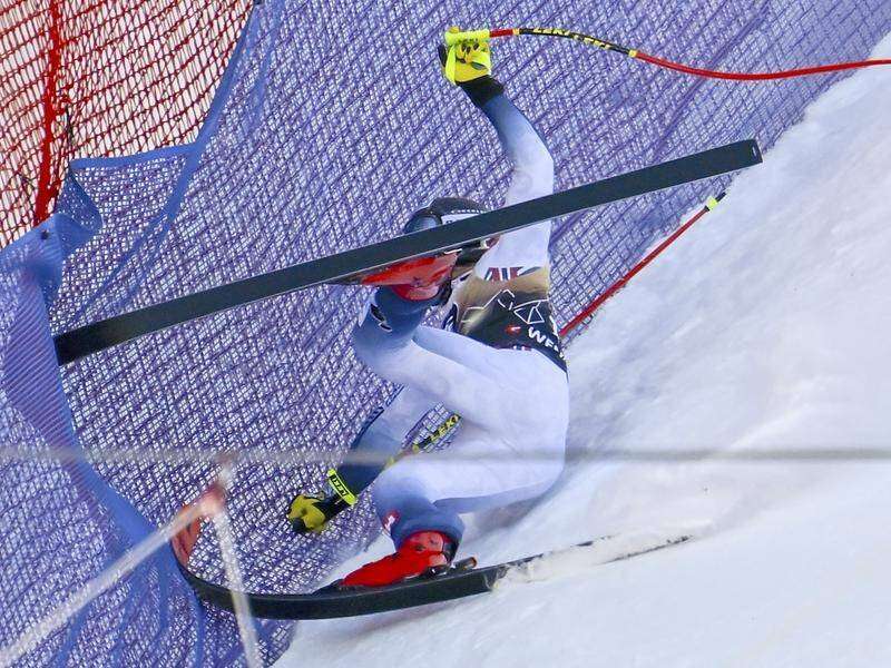 incidente di aleksander aamodt kilde alla coppa del mondo di sci 2