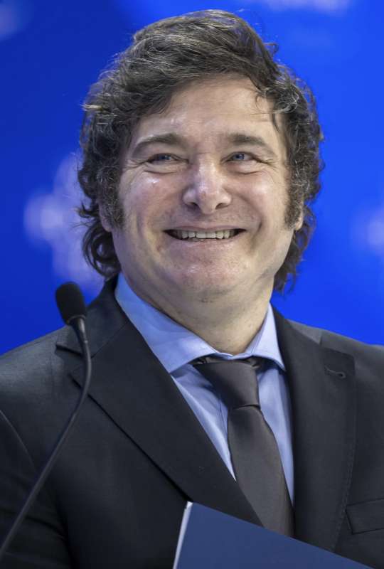 javier milei a davos 6