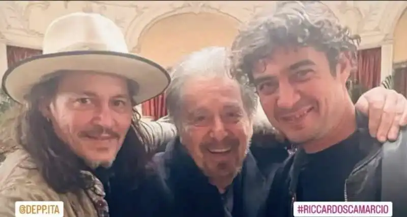 johnny depp al pacino riccardo scamarcio 