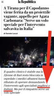 La Repubblica, pugliesi o italiani