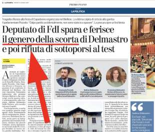 La Stampa, il genero della scorta