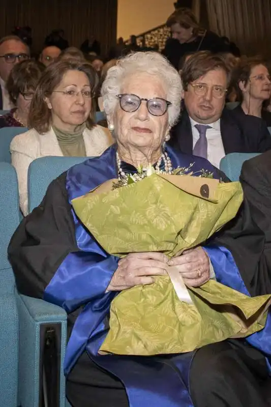 laurea honoris causa per liliana segre   milano   7