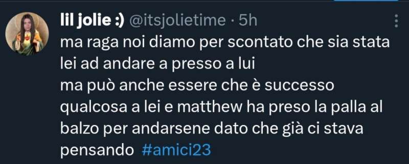 le ipotesi sull addio di matthew e mew ad amici 1