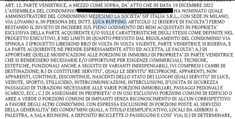 luca ruffino nel contratto della casa di chiara ferragni