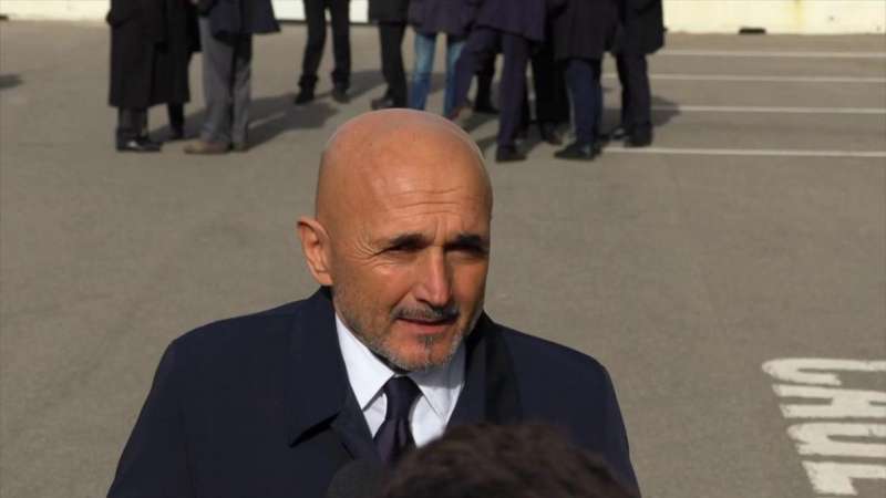 LUCIANO SPALLETTI AI FUNERALI DI GIGI RIVA