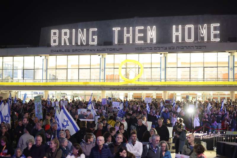 manifestazione contro netanyahu in israele 4