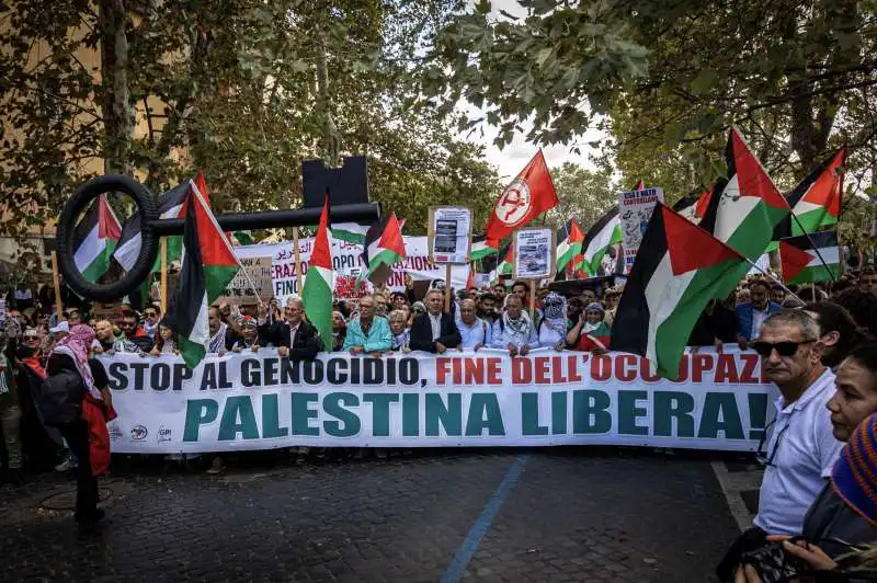 manifestazione pro palestina   