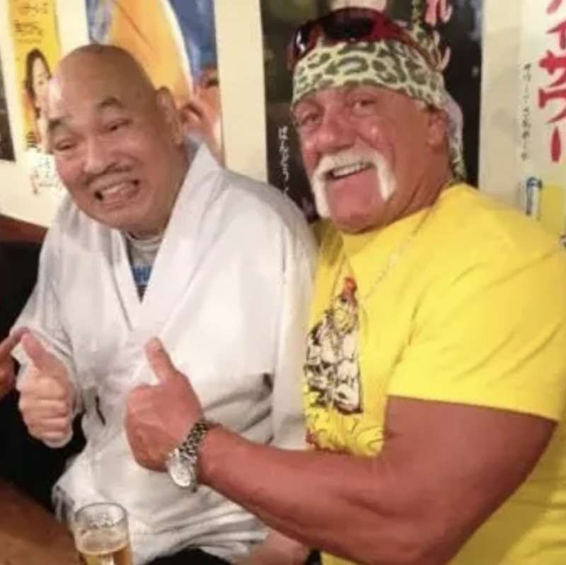 masashi ozawa con hulk hogan