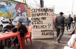 materassi per strada a roma 2