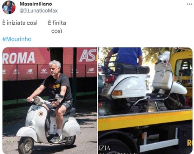 meme sull'esonero di mourinho. 1