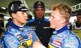 michael schumacher Johnny Herbert 1