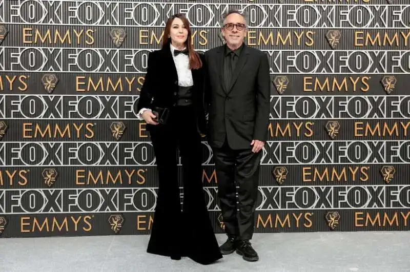 monica bellucci e tim burton agli emmy 5