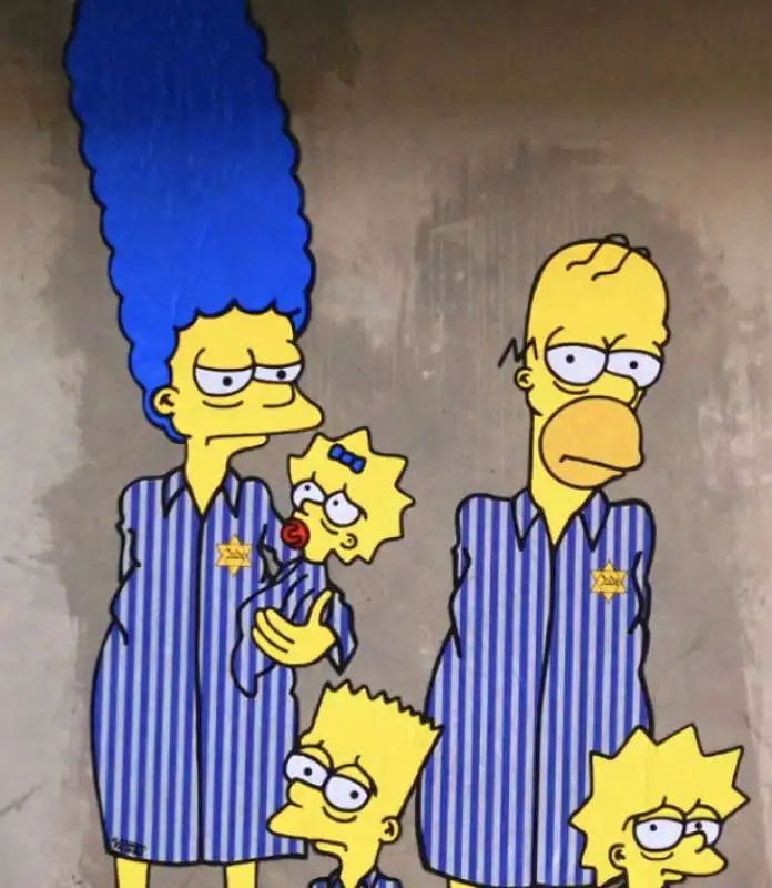 MURALE DEI SIMPSON DEPORTATI