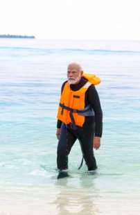 narendra modi nelle isole laccadive 2