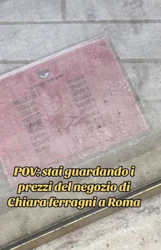 negozio di chiara ferragni vandalizzato a roma 1